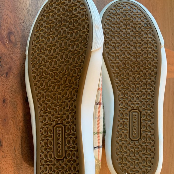 Coach Barrett Tattersall sneakers size 7 - Picture 6 of 6